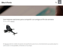 Tablet Screenshot of bikeafondo.es